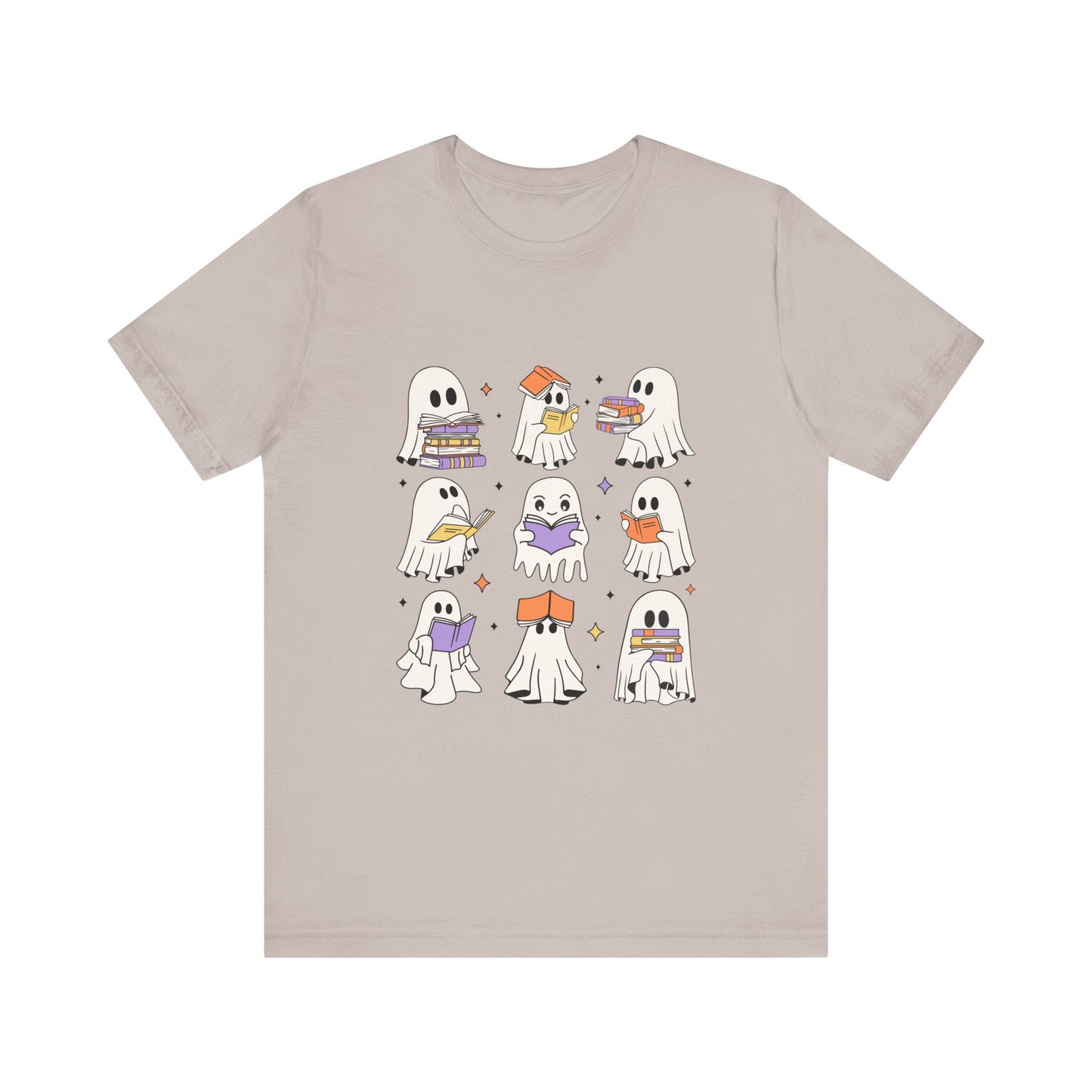 Bookish Boos Reading Ghosts Jersey Short Sleeve Tee