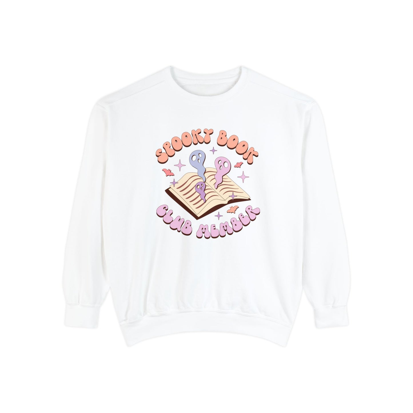 Spooky Book Club Member Sweatshirt – Halloween Retro Edition