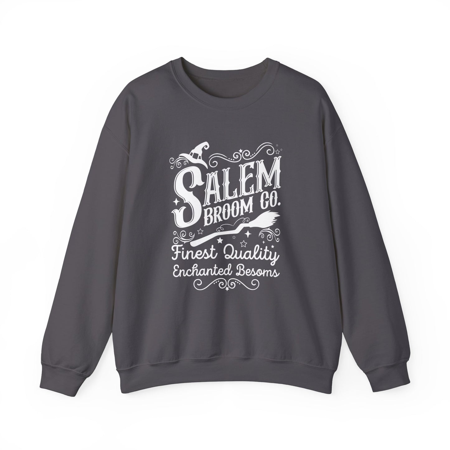 Salem Broom Co. Sweatshirt – Halloween Witchy Pullover