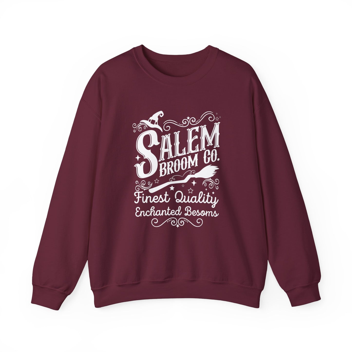 Salem Broom Co. Sweatshirt – Halloween Witchy Pullover