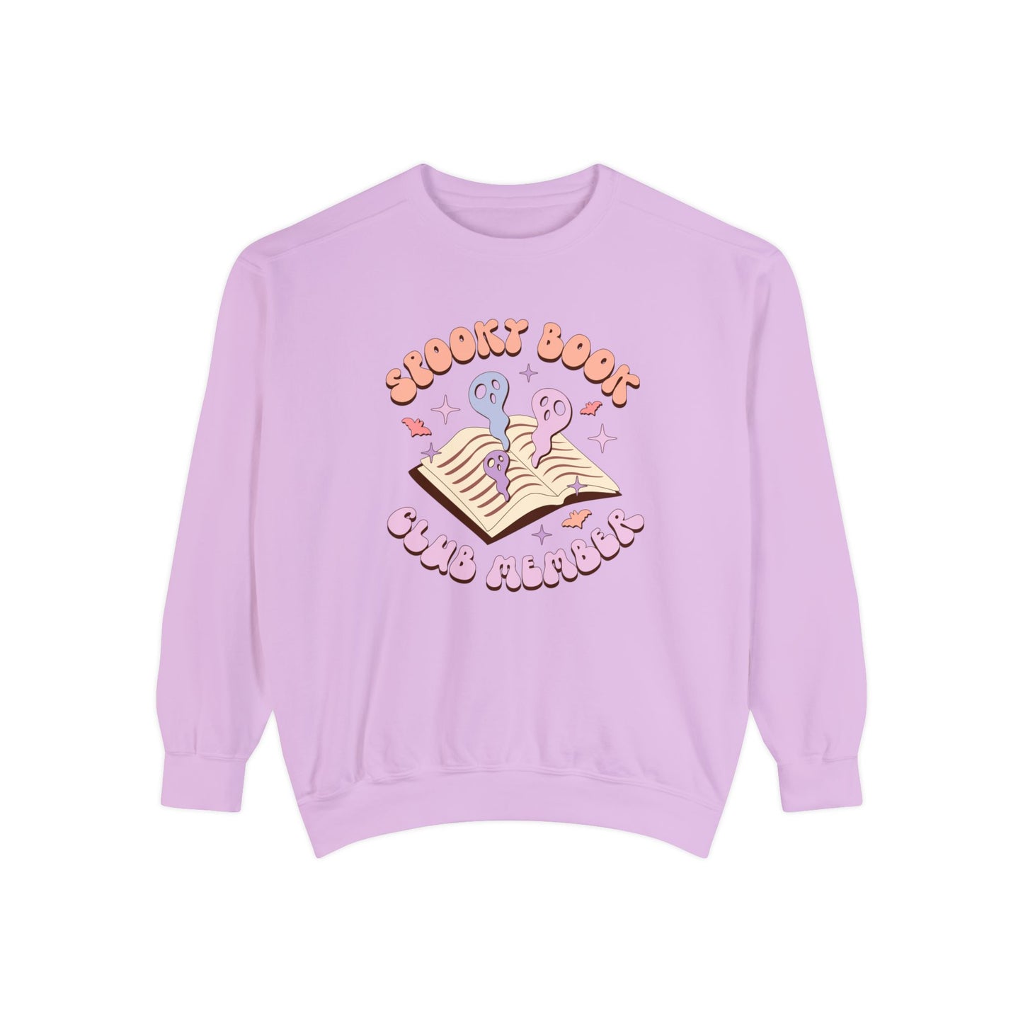 Spooky Book Club Member Sweatshirt – Halloween Retro Edition