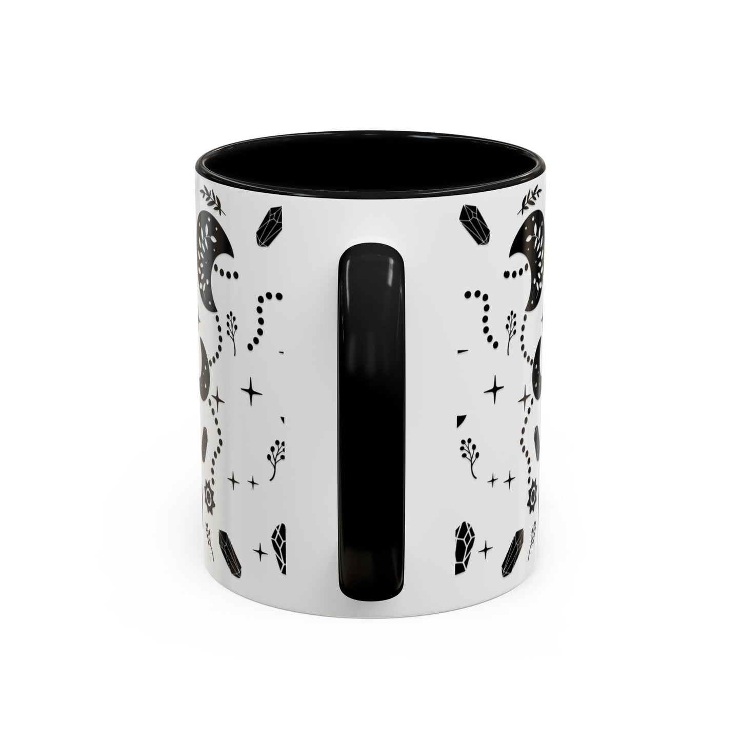 Witchy Vibes Accent Halloween Mug – 11oz & 15oz in Black, Red, or Pink