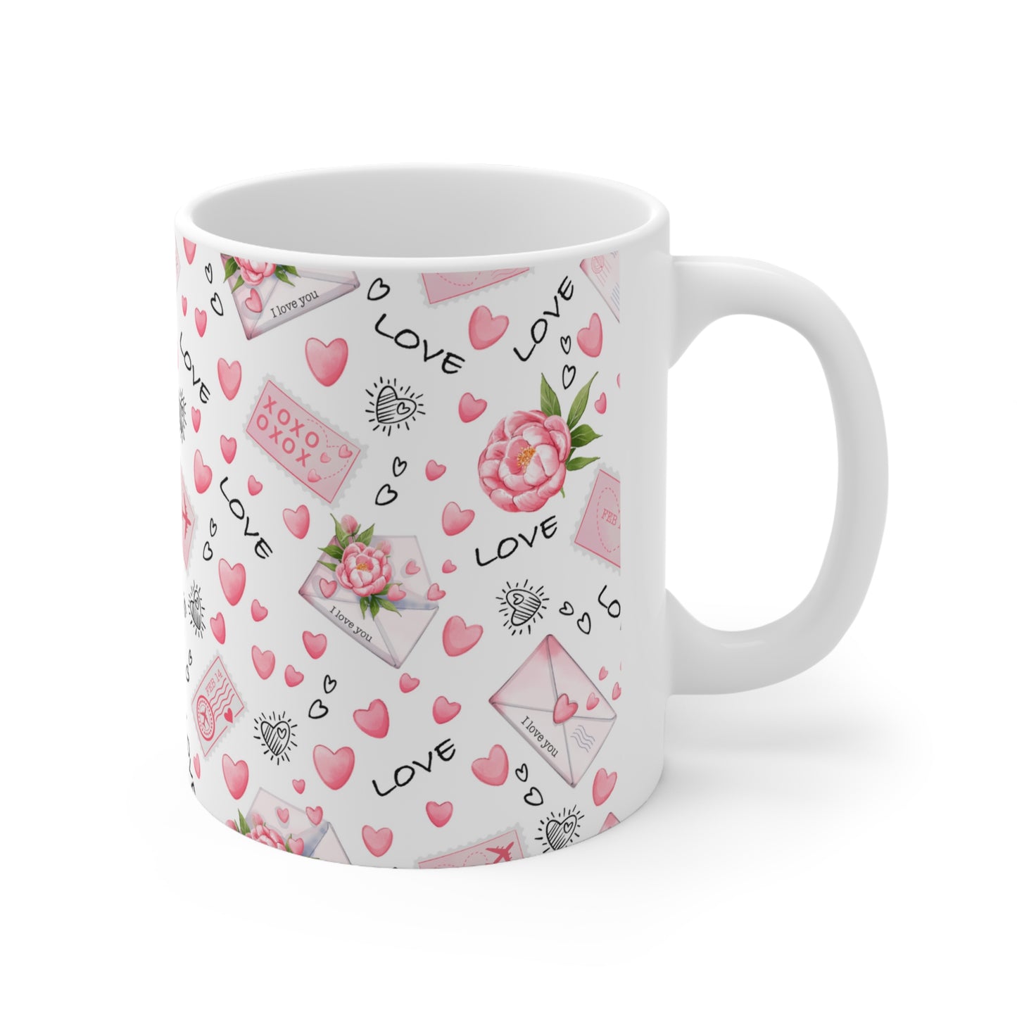 Valentine's Day Ceramic Mug 11oz
