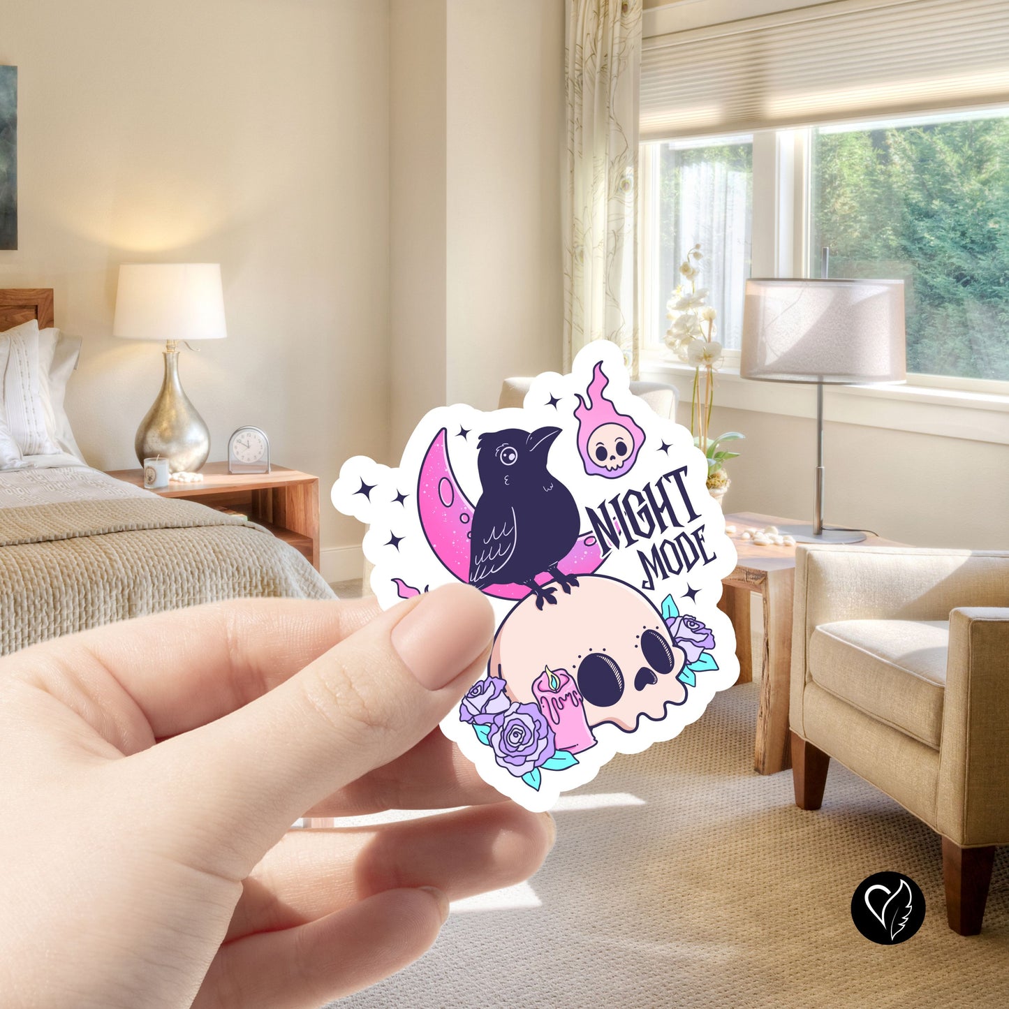 Spooky & Sweet: Midnight Mischief Halloween Kindle Stickers – Vinyl, Water-Resistant - Sticker Sheet 1