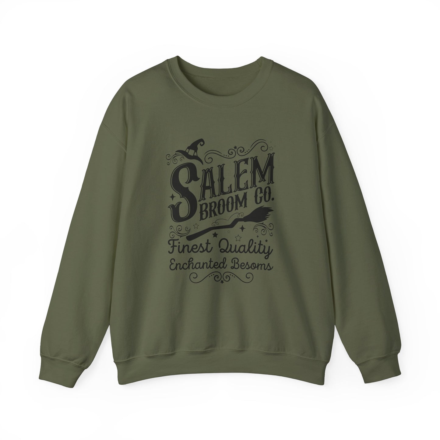 Salem Broom Co. Sweatshirt – Halloween Witchy Pullover