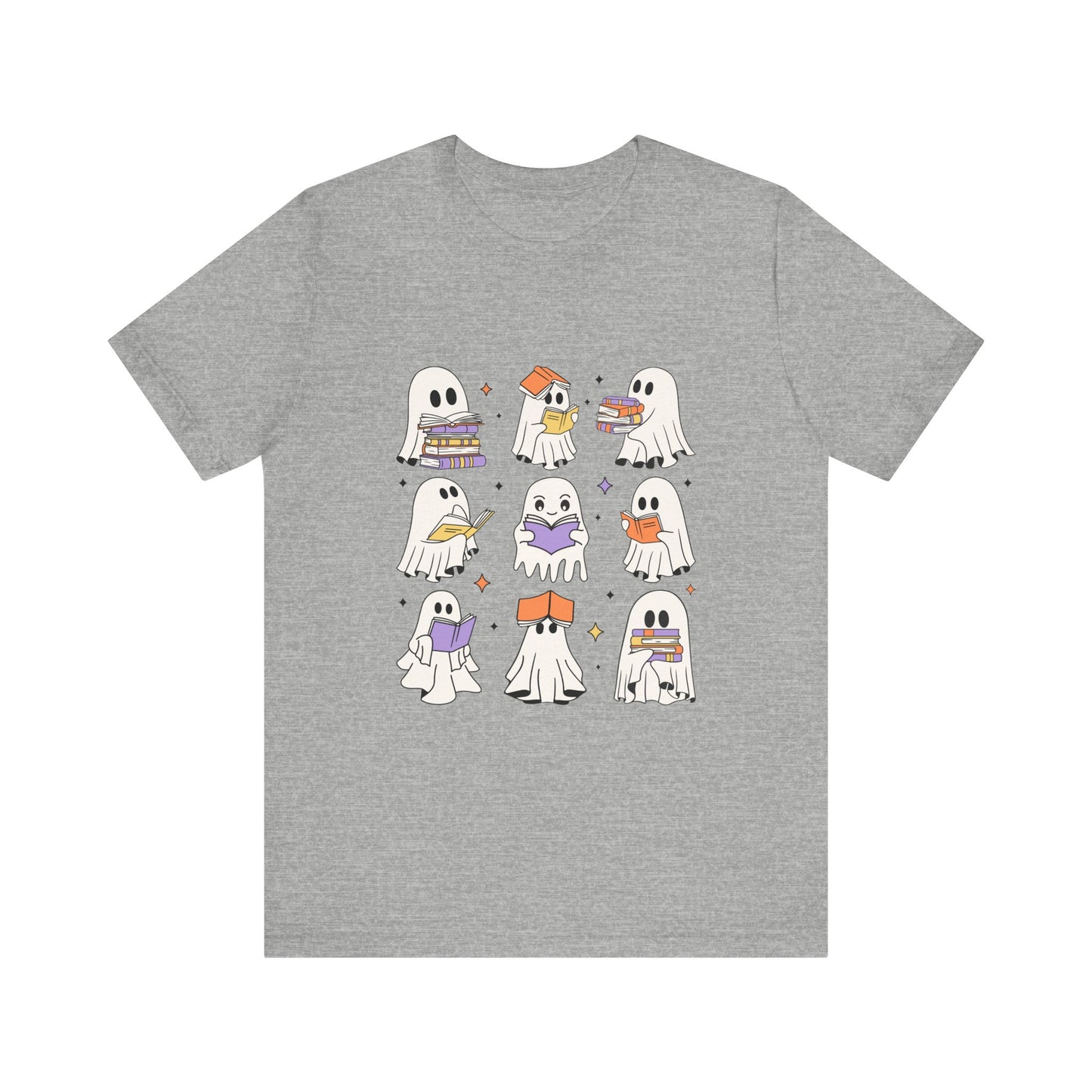 Bookish Boos Reading Ghosts Jersey Short Sleeve Tee