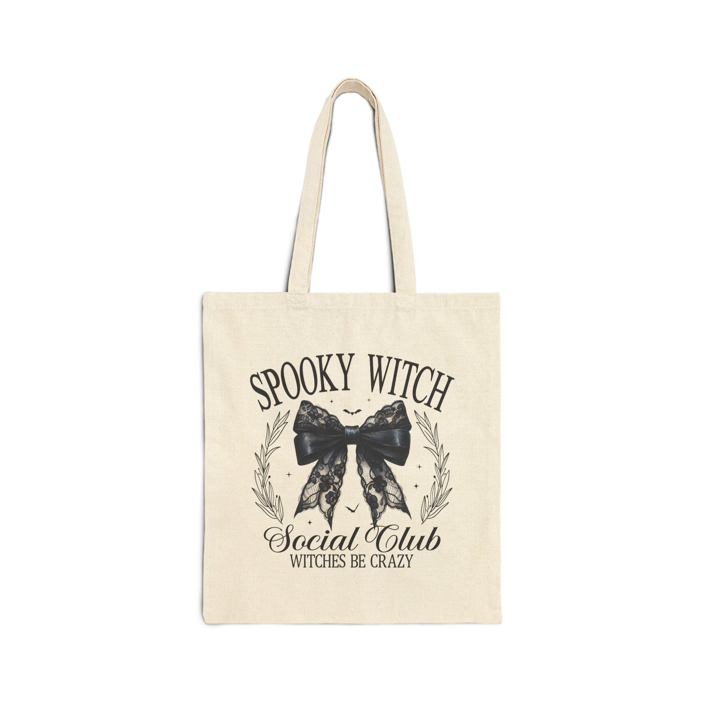 Salem Witch Social Club Tote Bag – Natural Cotton Canvas