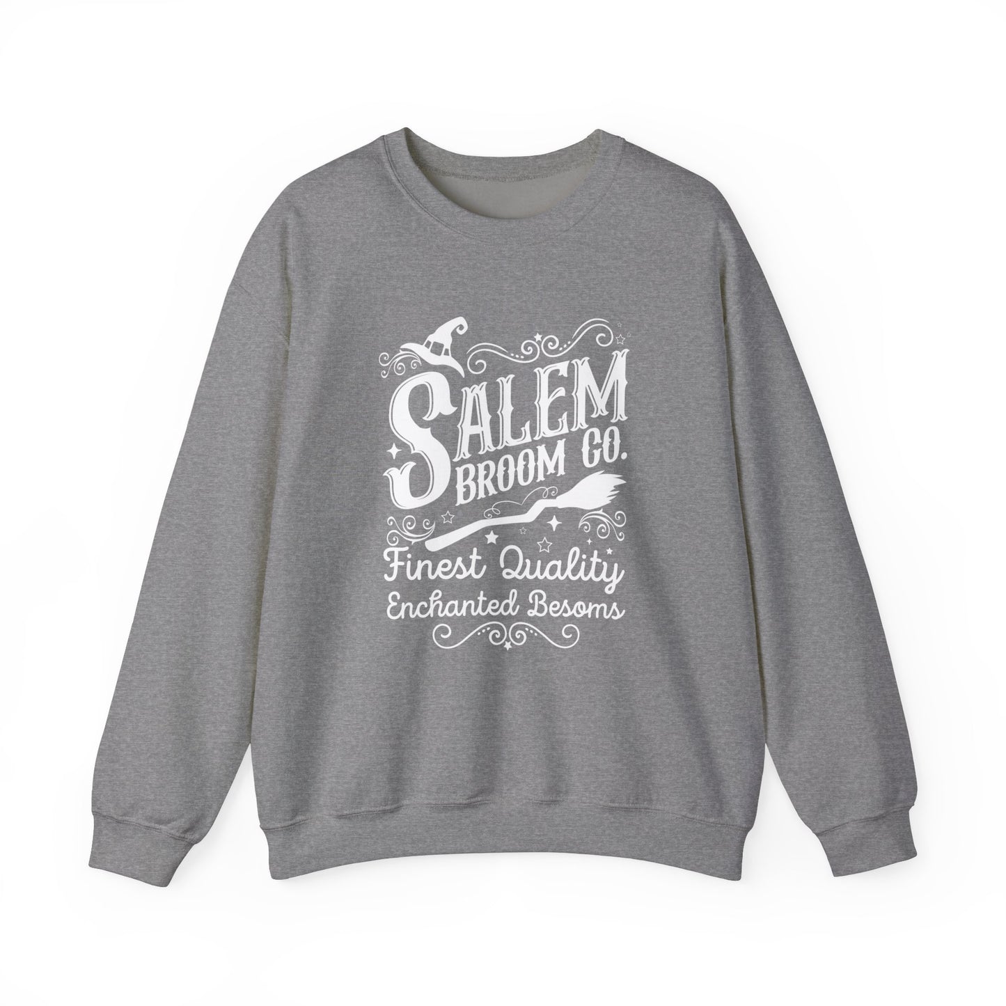 Salem Broom Co. Sweatshirt – Halloween Witchy Pullover