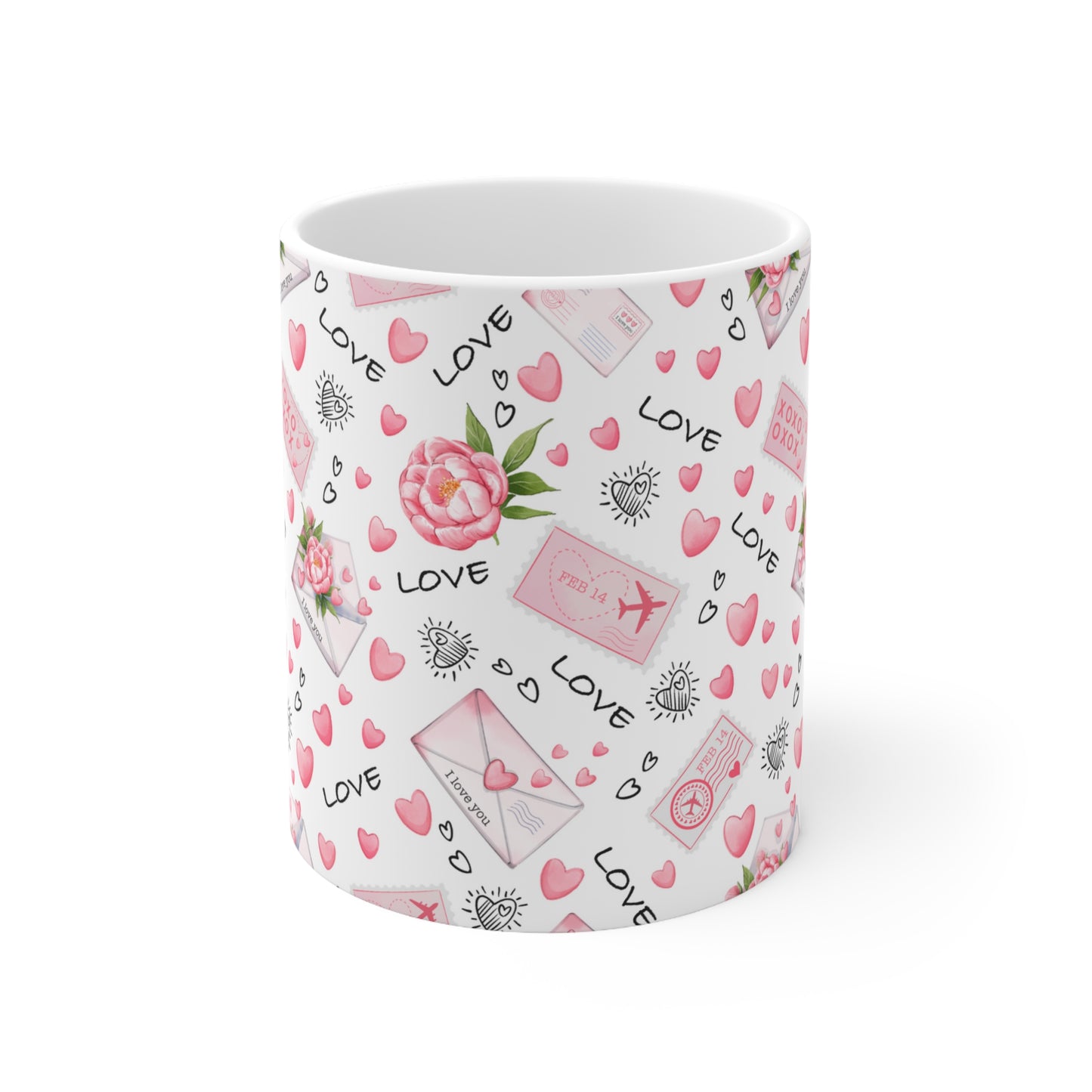 Valentine's Day Ceramic Mug 11oz