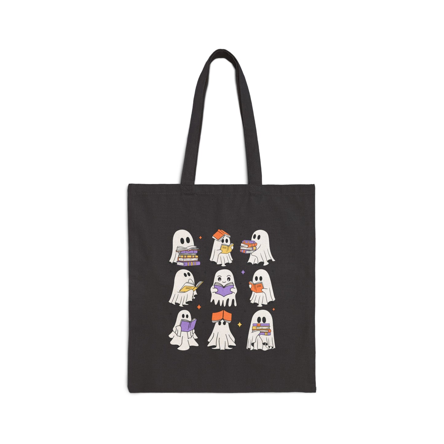 Bookish Boos Reading Ghosts Tote Bag – 100% Cotton Canvas