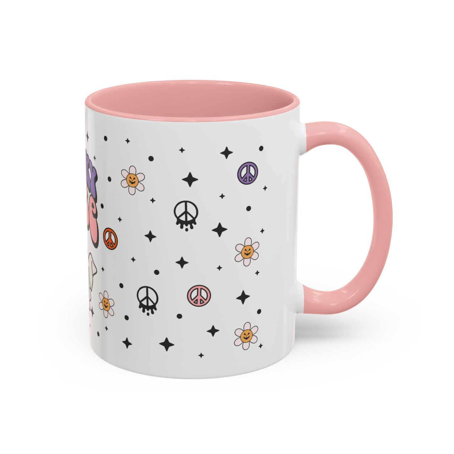 Spooky Babe Mug – 11oz Pink & Black Accent Ceramic