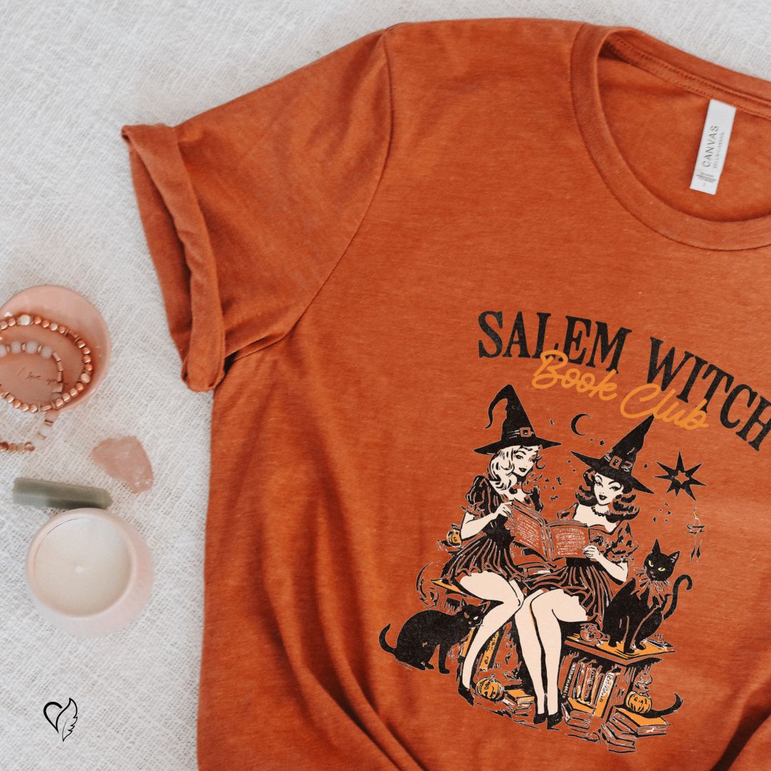 Salem Witch Book Club T-shirt – Halloween Witch Tee